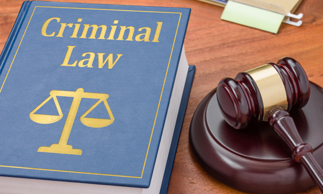 A Law Book With A Gavel Criminal Law