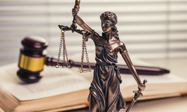 Justice Statue With Gavel